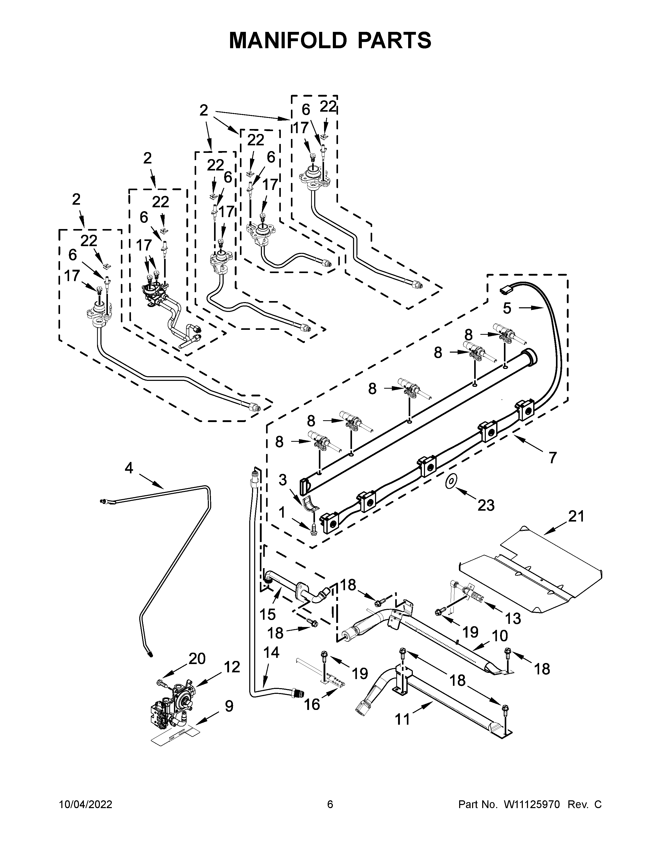 MANIFOLD PARTS