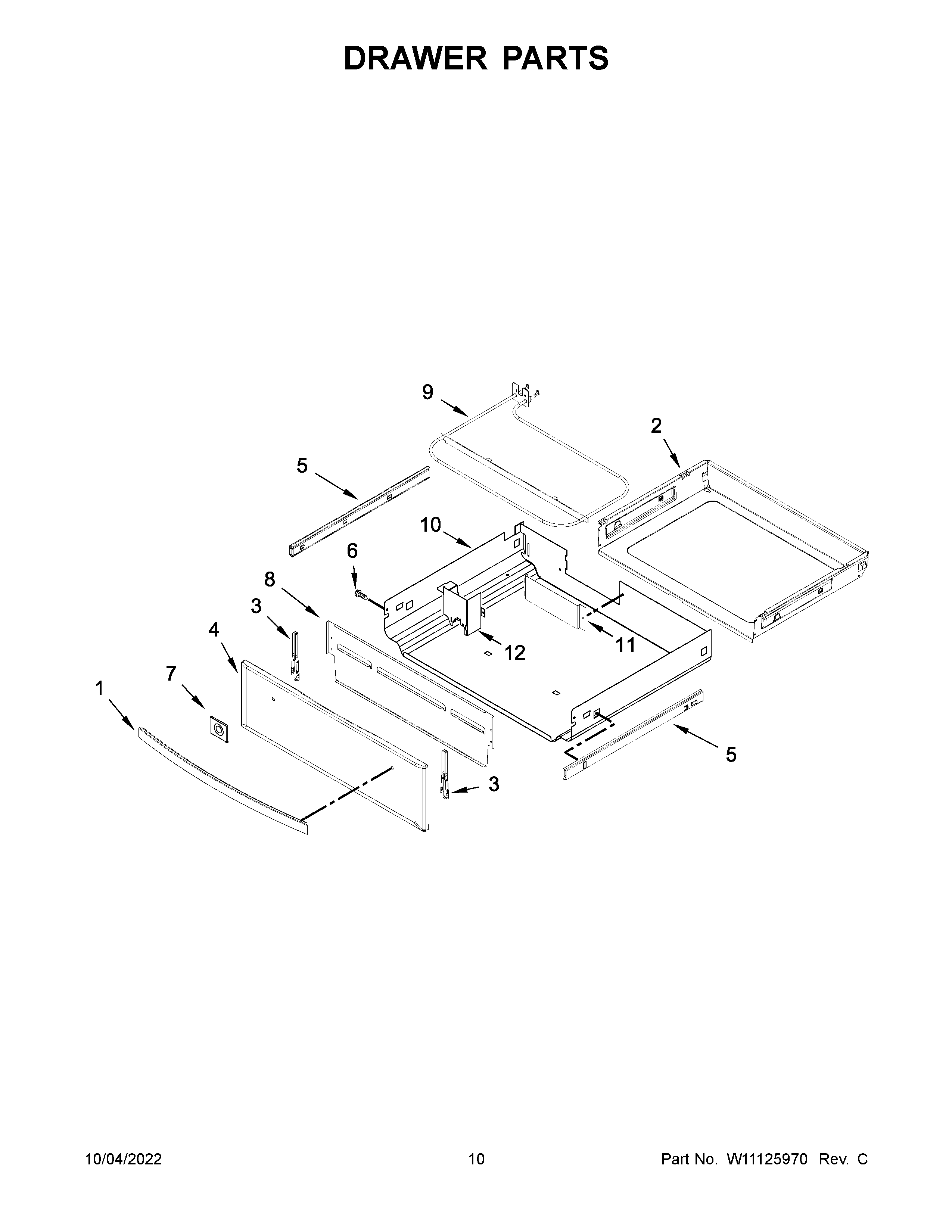 Drawer parts