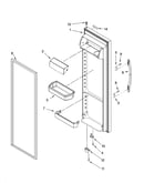 Refrigerator door parts