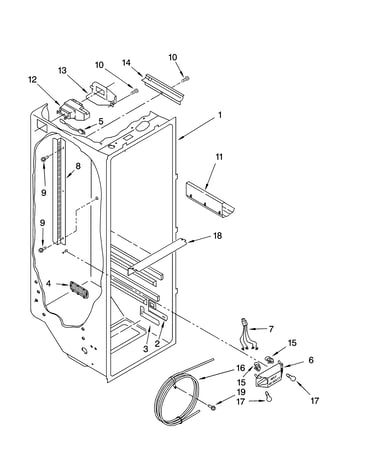 Refrigerator liner parts