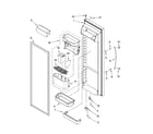 Kenmore Elite 10658963700 refrigerator door parts diagram