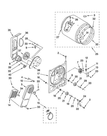 Bulkhead parts, optional parts (not included)