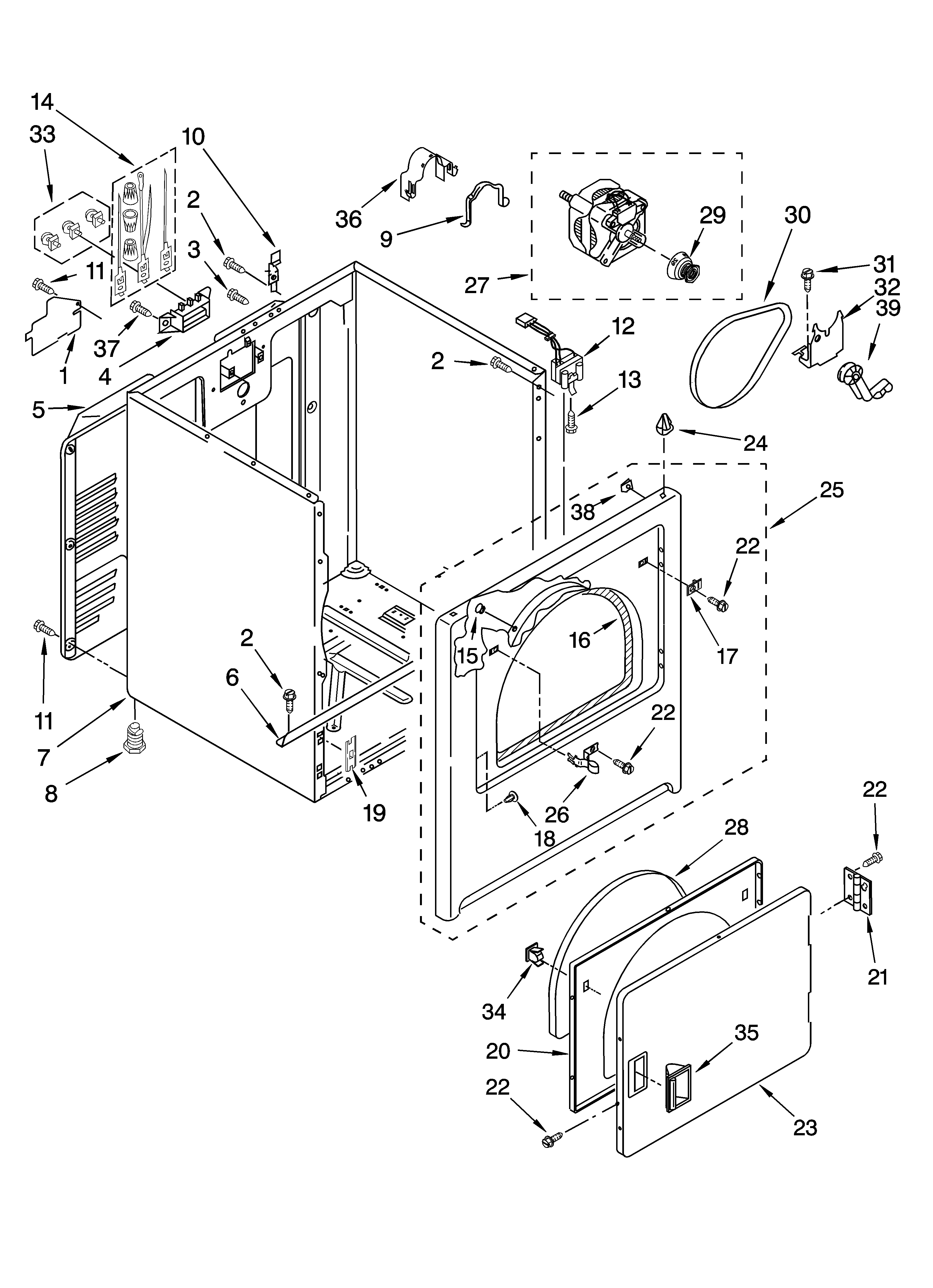 Cabinet parts