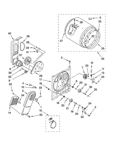Bulkhead parts, optional parts (not included)