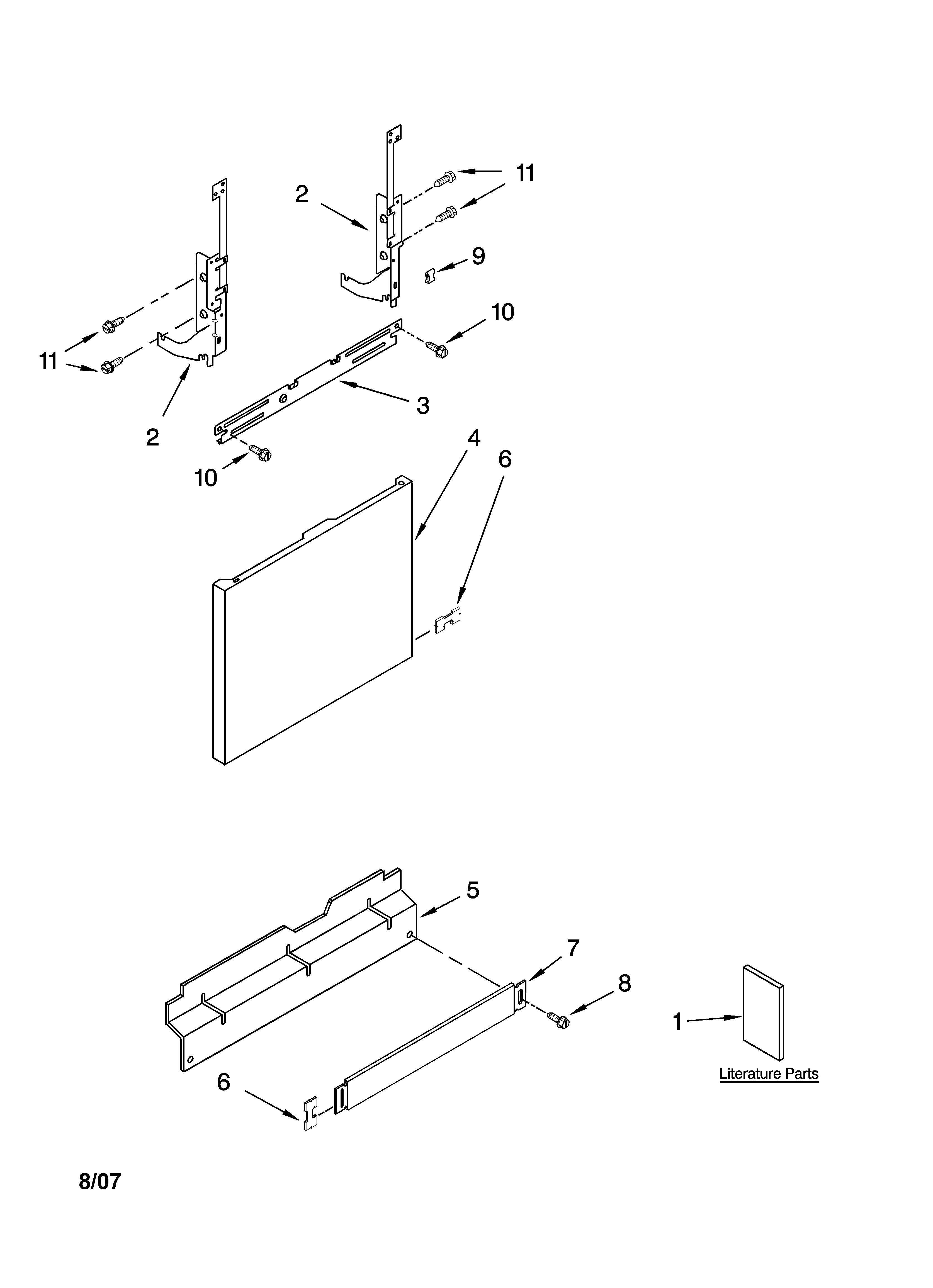 Door and panel parts