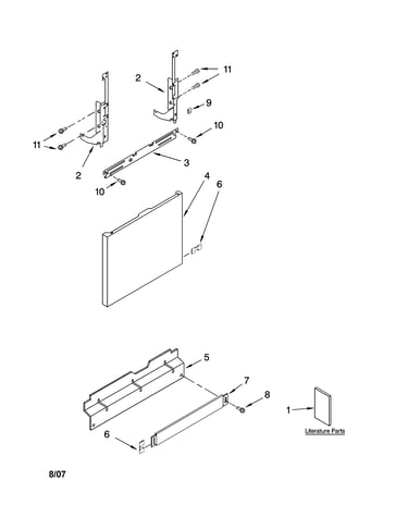 Door and panel parts
