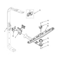 Upper wash and rinse parts