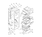 Kenmore 10644273600 refrigerator liner parts diagram