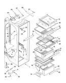 Refrigerator liner parts