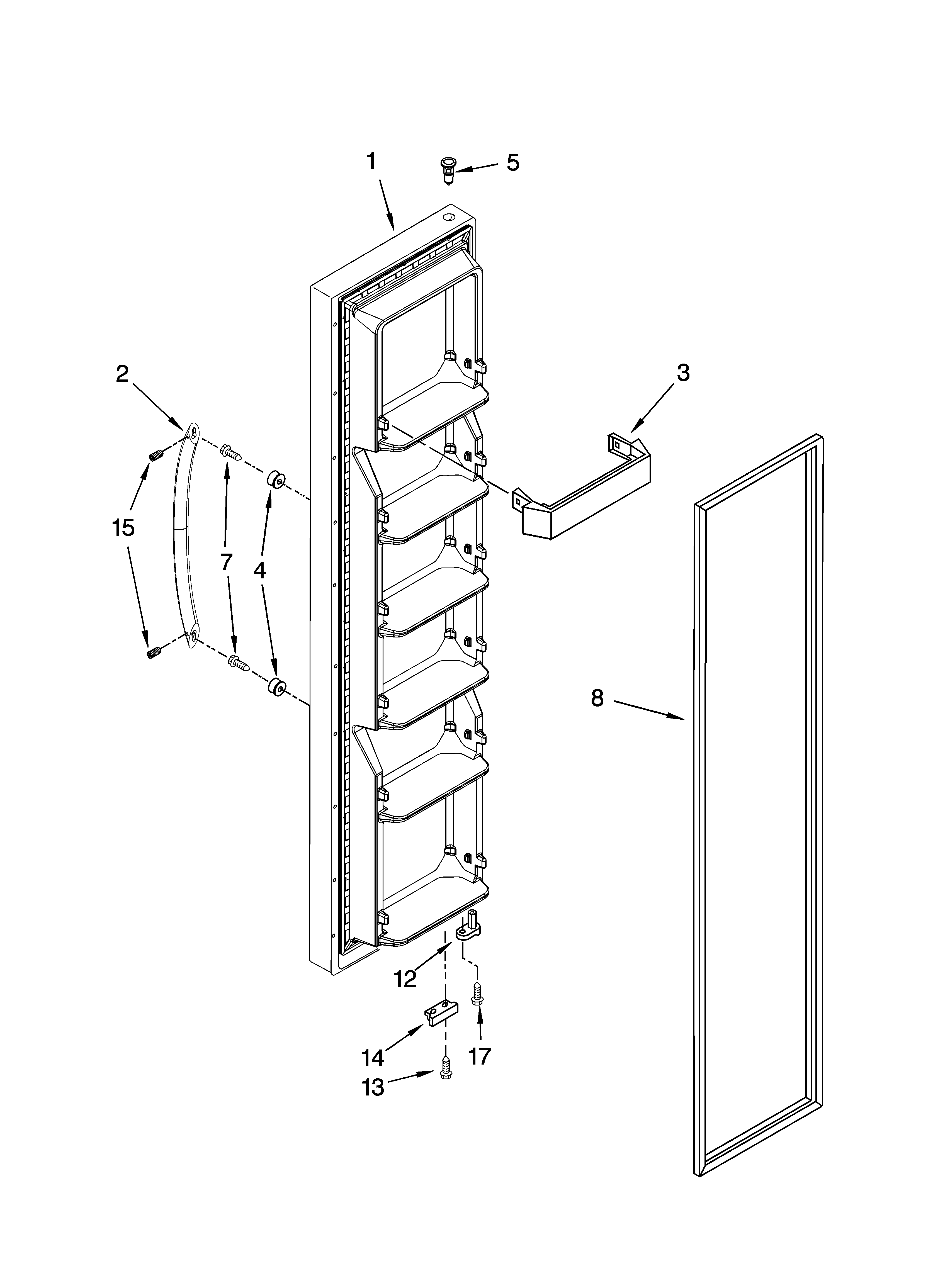 FREEZER DOOR PARTS