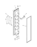 Freezer door parts