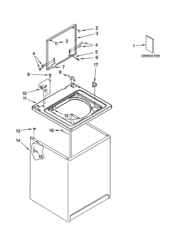 Top and cabinet parts