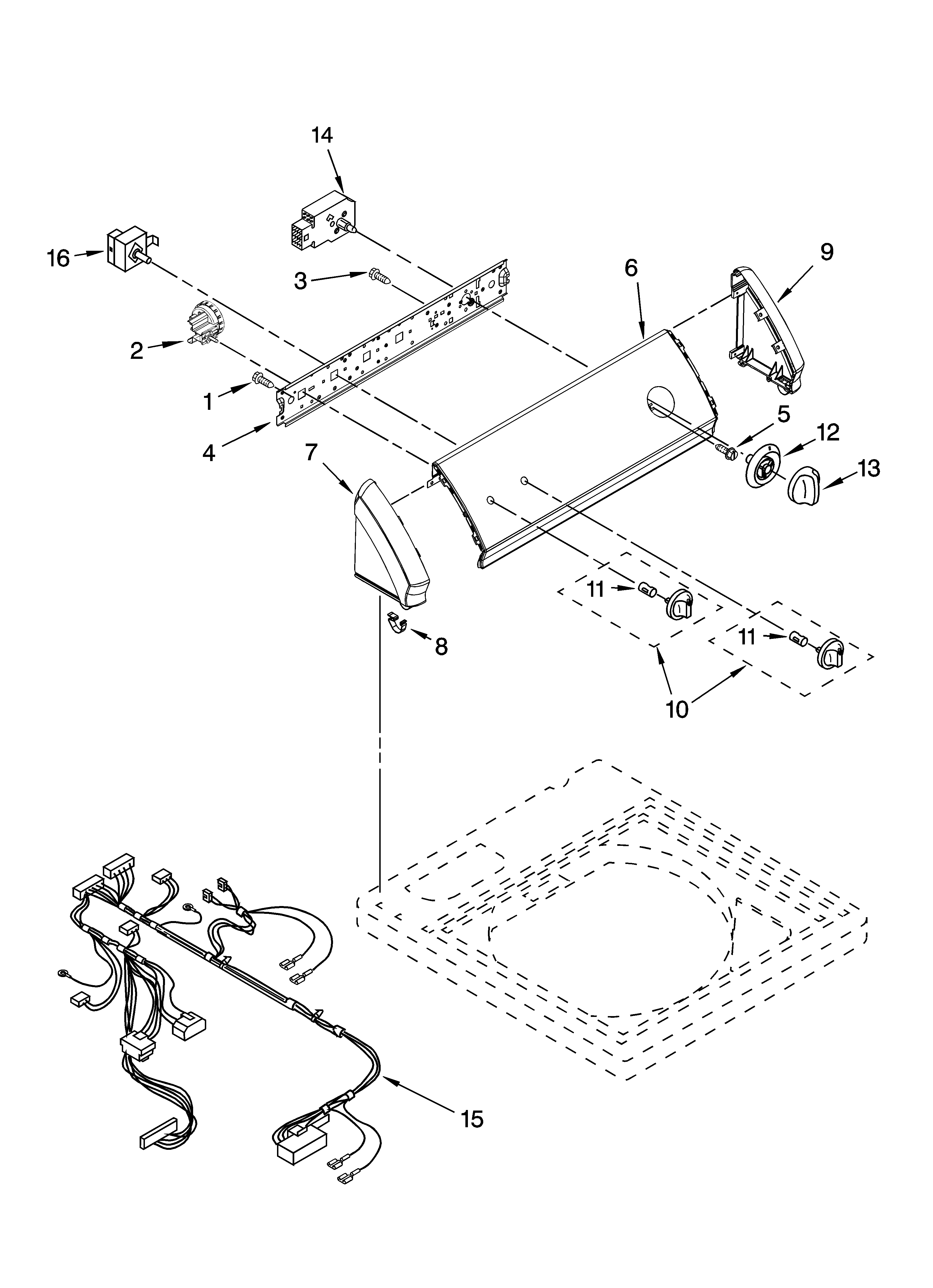 Control panel parts