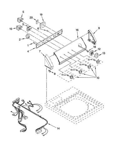 Control panel parts