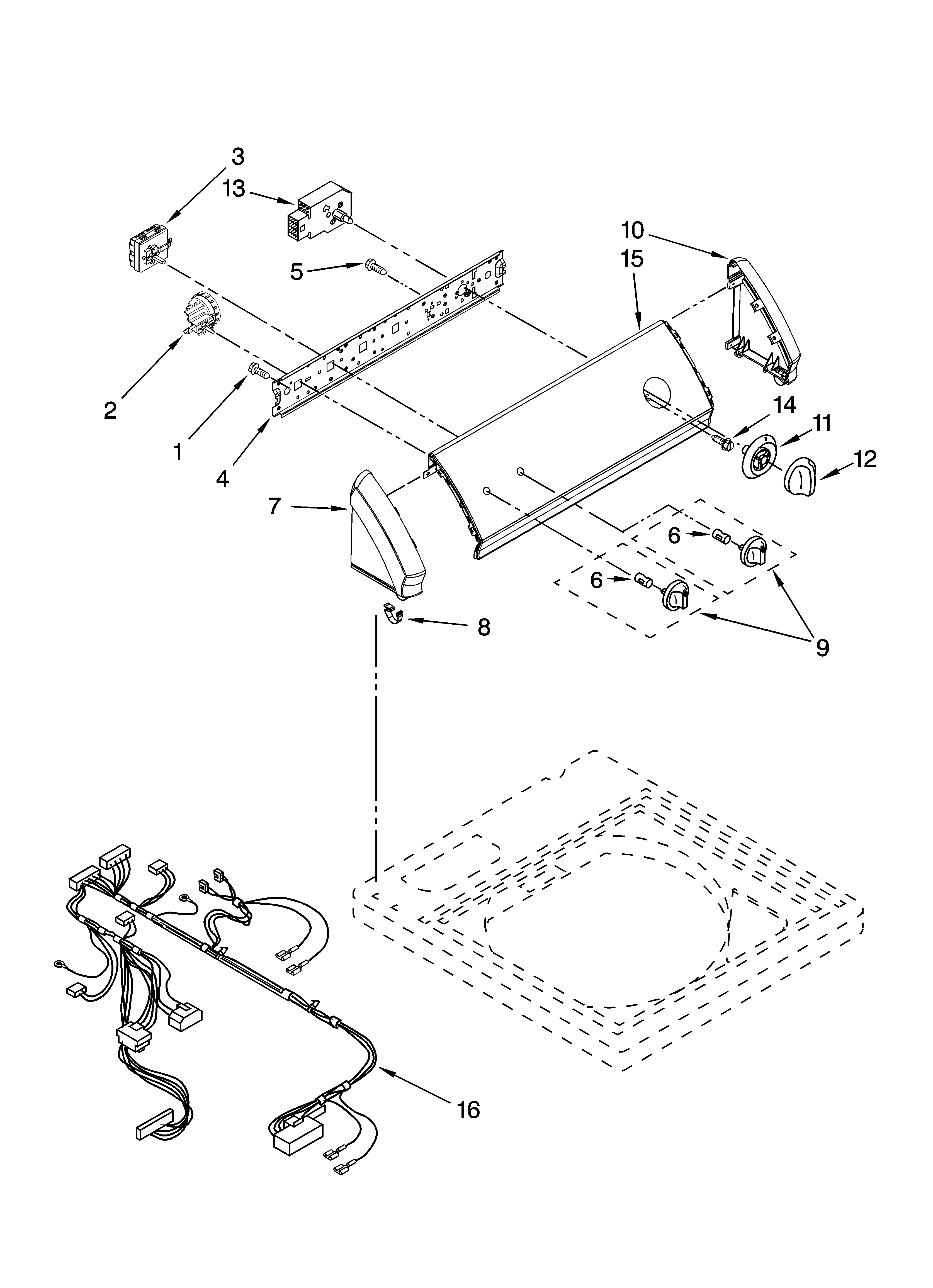 Control panel parts