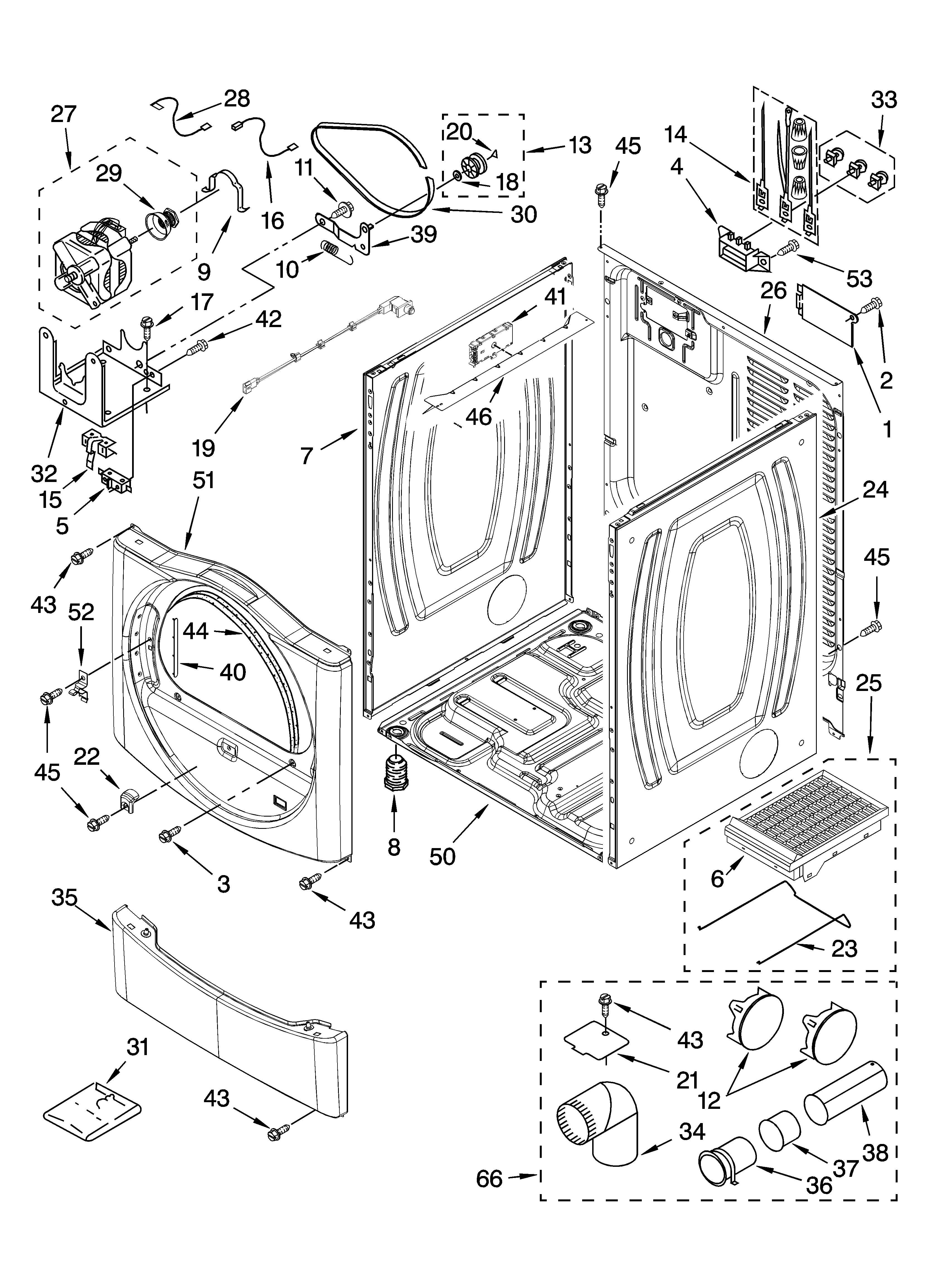 Cabinet parts