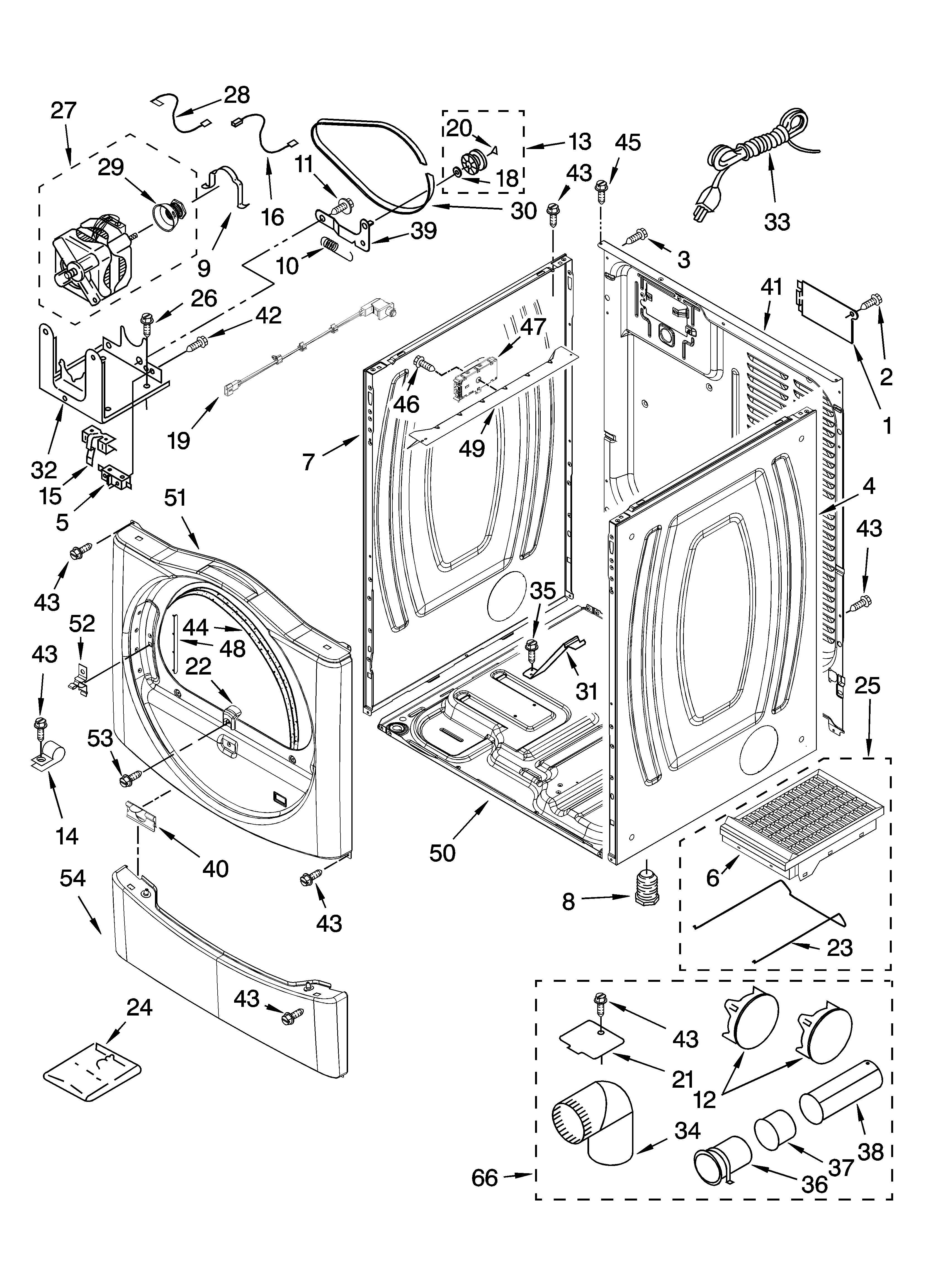 Cabinet parts