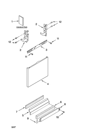 Door and panel parts