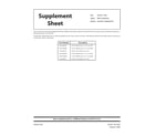 MTD 31AM62EE799 supplement sheet (wheel substitution) diagram
