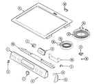 Magic Chef CEP3760AAB top assembly diagram