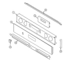 Maytag MEW6527BAC control panel diagram