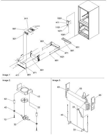 Evaporator & freezer control assy