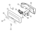 Amana DDW261RAW-PDDW261RAW0 control panel diagram