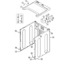 Maytag MDE16PDAGW cabinet-front diagram