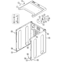 Maytag MDE16PDAUW cabinet-front diagram