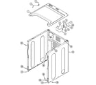 Maytag MDE16PDAYQ cabinet-front (bsq) diagram