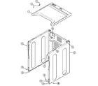 Maytag MDG16CSAEW cabinet-front diagram