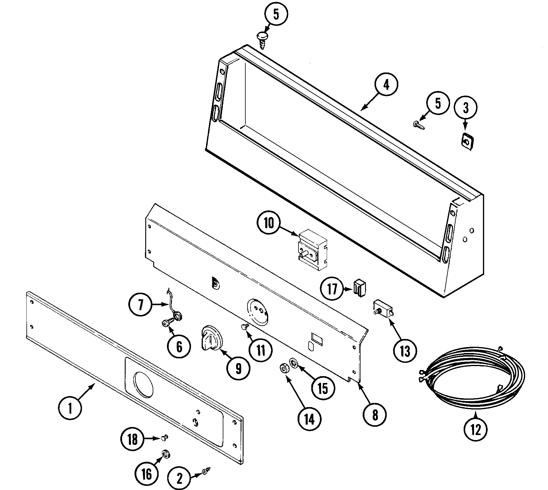 CONTROL PANEL (MDG16CSAWQ)