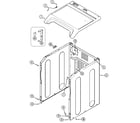 Maytag MDG14PDAGW cabinet-front diagram