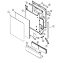 Crosley CDU600V door diagram
