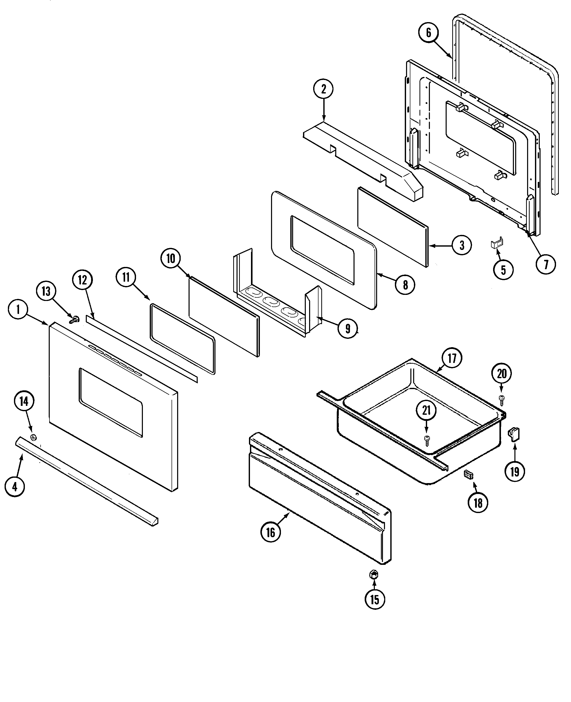 DOOR/DRAWER (CRE7500BD*)