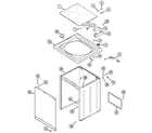 Norge LWN204GV top assembly diagram