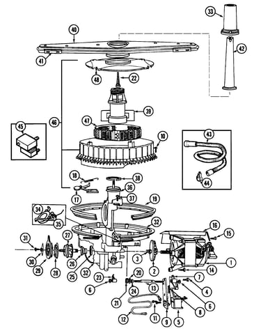 Pump & motor (cdu5jv)