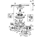 Magic Chef DU8J pump & motor diagram