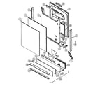 Crosley CDU8J door diagram