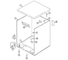 Jenn-Air JDE1000W cabinet diagram