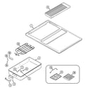 Jenn-Air SVE87600B top assembly diagram
