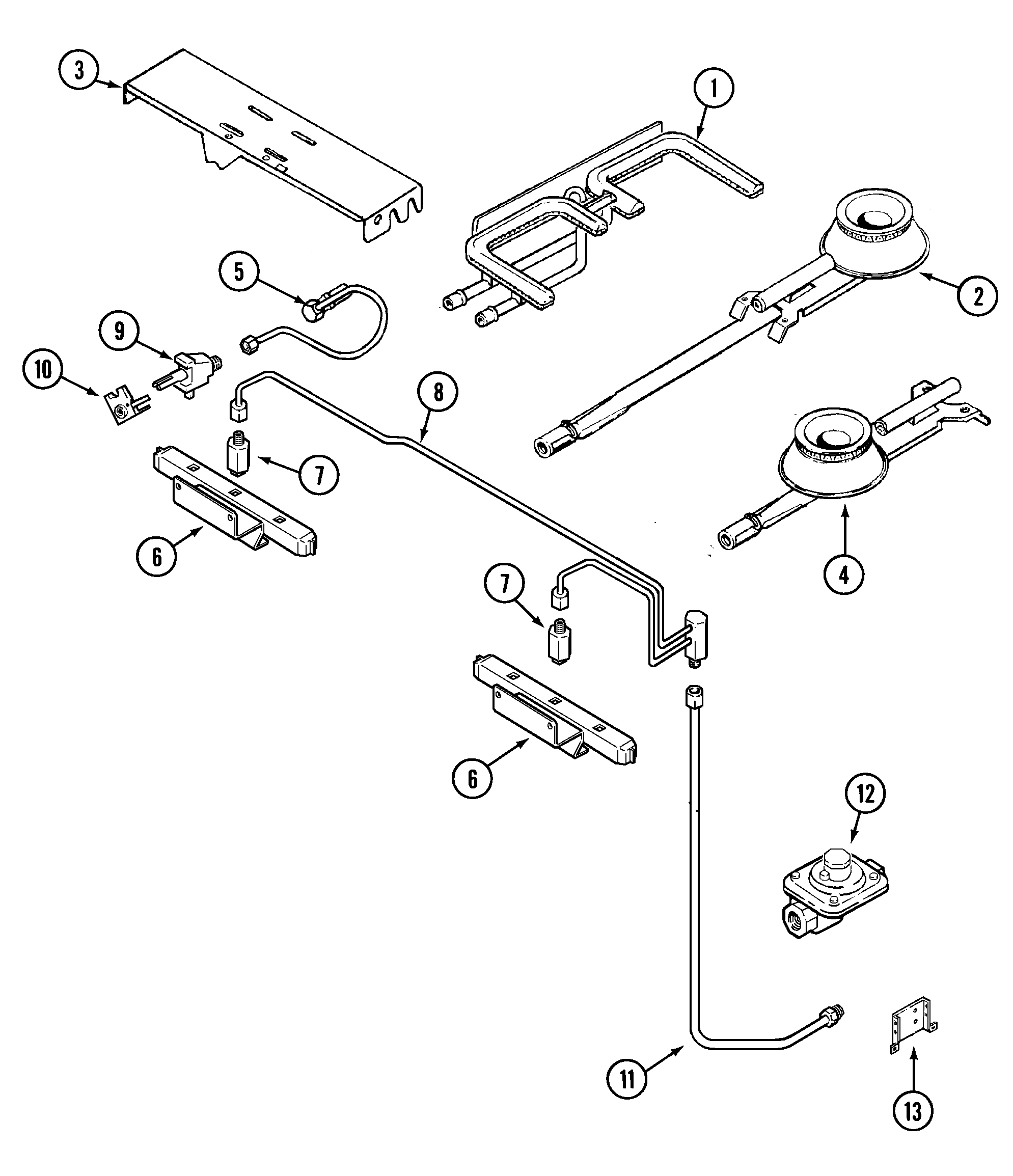 GAS CONTROLS (PT,PU MODELS)