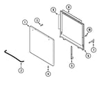 Magic Chef CLY1612BDH door diagram