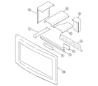 Jenn-Air JMW9530AAW microwave frame & attachments diagram