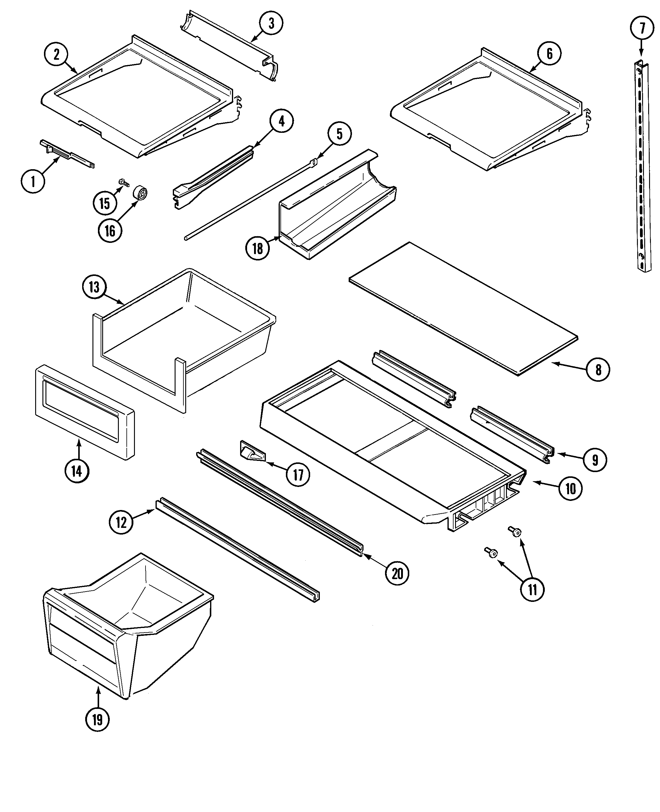 Shelves & accessories