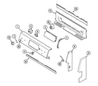 Maytag MER5870ACB control panel diagram