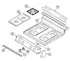 Maytag MGR5755ADW top assembly diagram