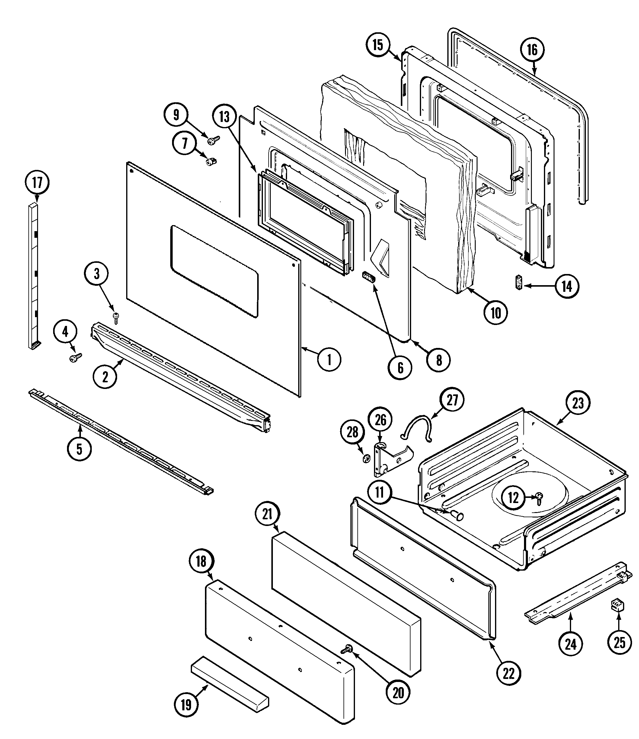 Door/drawer (3121xp*)