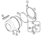 Crosley CDG22B7V tumbler diagram