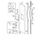 Maytag MSD2758DRB freezer outer door diagram